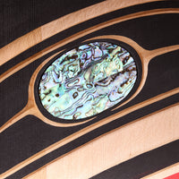 Abstract - Red Cedar Panel with Abalone