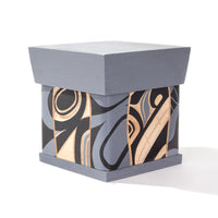 Wolf - Cedar Bentwood Box