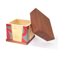 Wolf - Cedar Bentwood Box