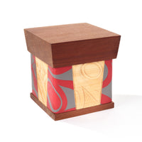 Wolf - Cedar Bentwood Box