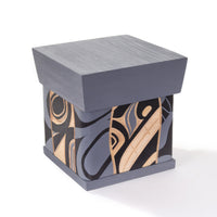 Wolf - Cedar Bentwood Box