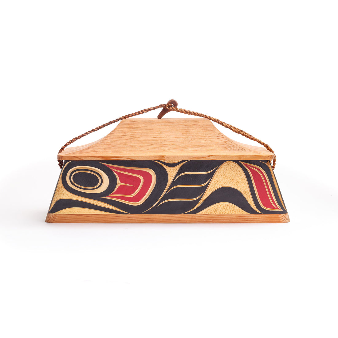 Wolf - Bentwood Canoe Box