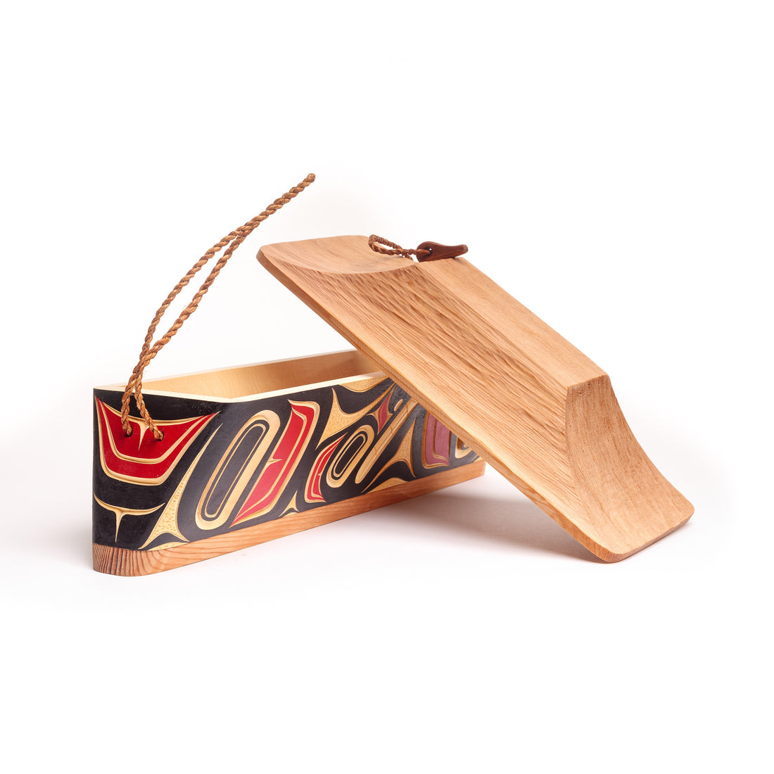 Wolf - Bentwood Canoe Box