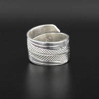 Hummingbird - Silver Ring with Abalone