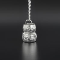 Various Designs - Silver Bead Stopper Pendant