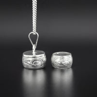 Various Designs - Silver Bead Stopper Pendant