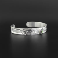Killerwhale - Silver Bracelet with Abalone