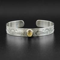 Thunderbirds - Silver Bracelet with Citrine