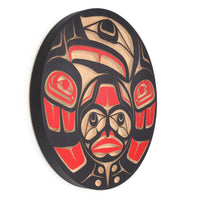 Raven and Sun - 24" Red Cedar Panel