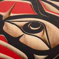 Raven and Sun - 24" Red Cedar Panel
