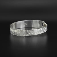 Double-Headed Serpent - Silver Clasping Bracelet
