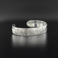 Hummingbird Weave - Silver Bracelet
