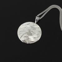 Raven Moon - Silver Pendant