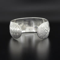 Salmonberries - Silver Bracelet with 14k Gold