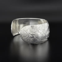 Salmonberries - Silver Bracelet with 14k Gold