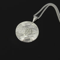 Weaving Salmon - Silver Pendant