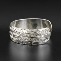 Goat Horn - Silver Bracelet