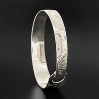 Raven Weaving - Silver Clasping Bracelet