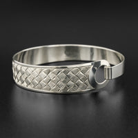 Weaving - Silver Clasping Bracelet