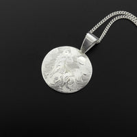 Howling Wolf - Silver Pendant