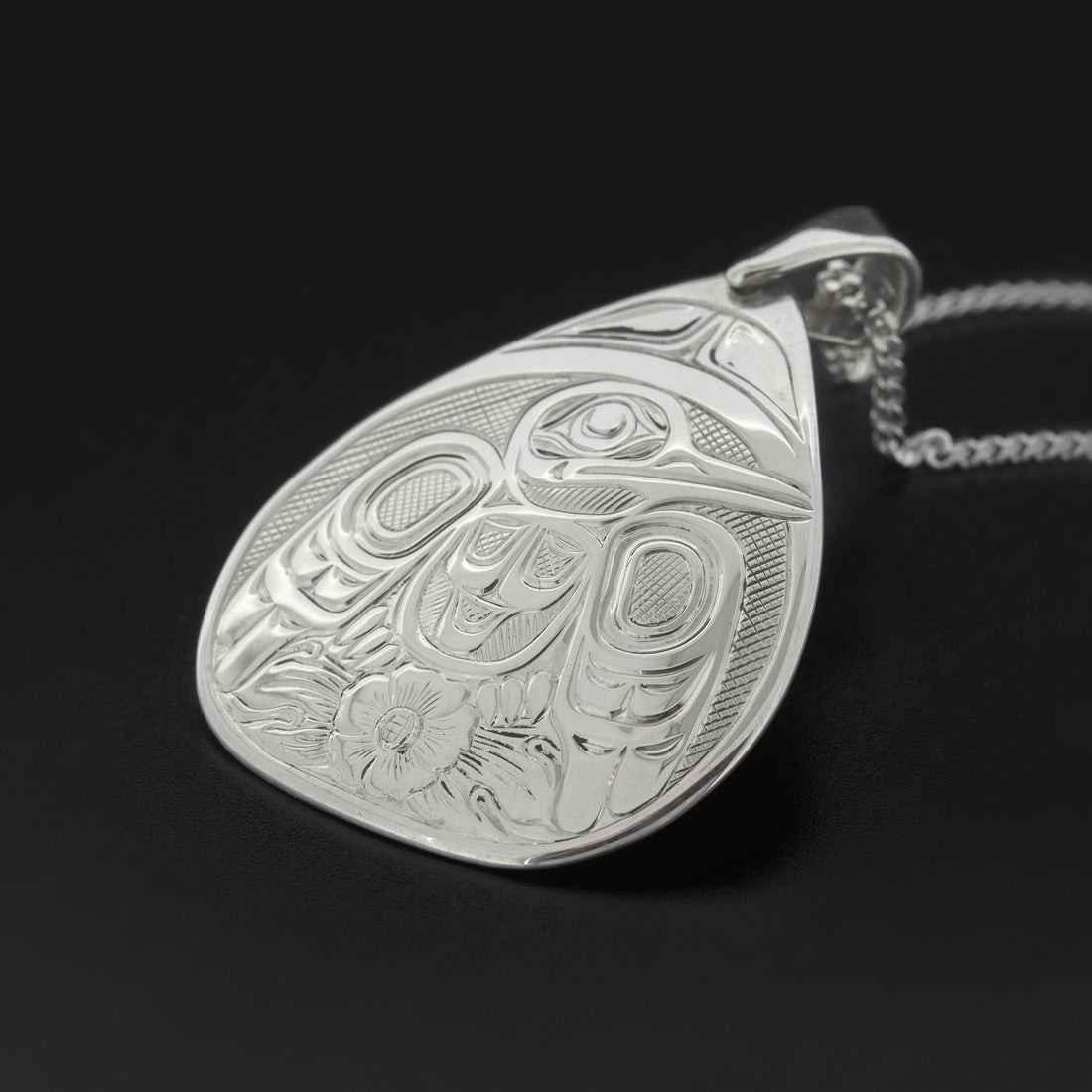 Hummingbird - Silver Pendant