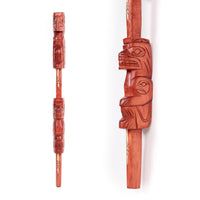 Eagle and Bear - Two Figure Talking Stick