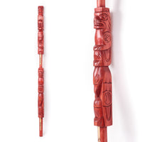 Eagle, Wolf, Bear, and Raven - Yellow Cedar Talking Stick