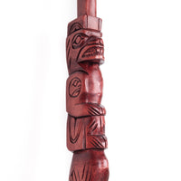 Eagle, Bear, Whale, and Raven - Four Figure Talking Stick
