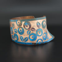 Blueberries - Copper Bracelet