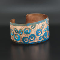 Blueberries - Copper Bracelet