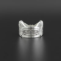 Sisiutl Protection Band - Silver Ring