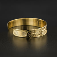 Wolf - 14k Gold Bracelet