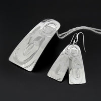 Bull Kelp - Silver Pendant and Earrings (Set)