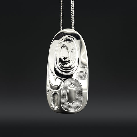 Abstract - Silver Pendant