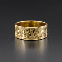 Bear and Cub - 14k Gold Ring