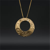 Eagle - 14k Gold Pendant