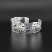 Humpback Whales - Silver Bracelet