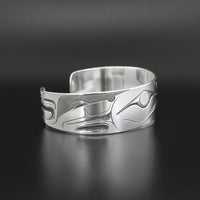 Humpback Whales - Silver Bracelet
