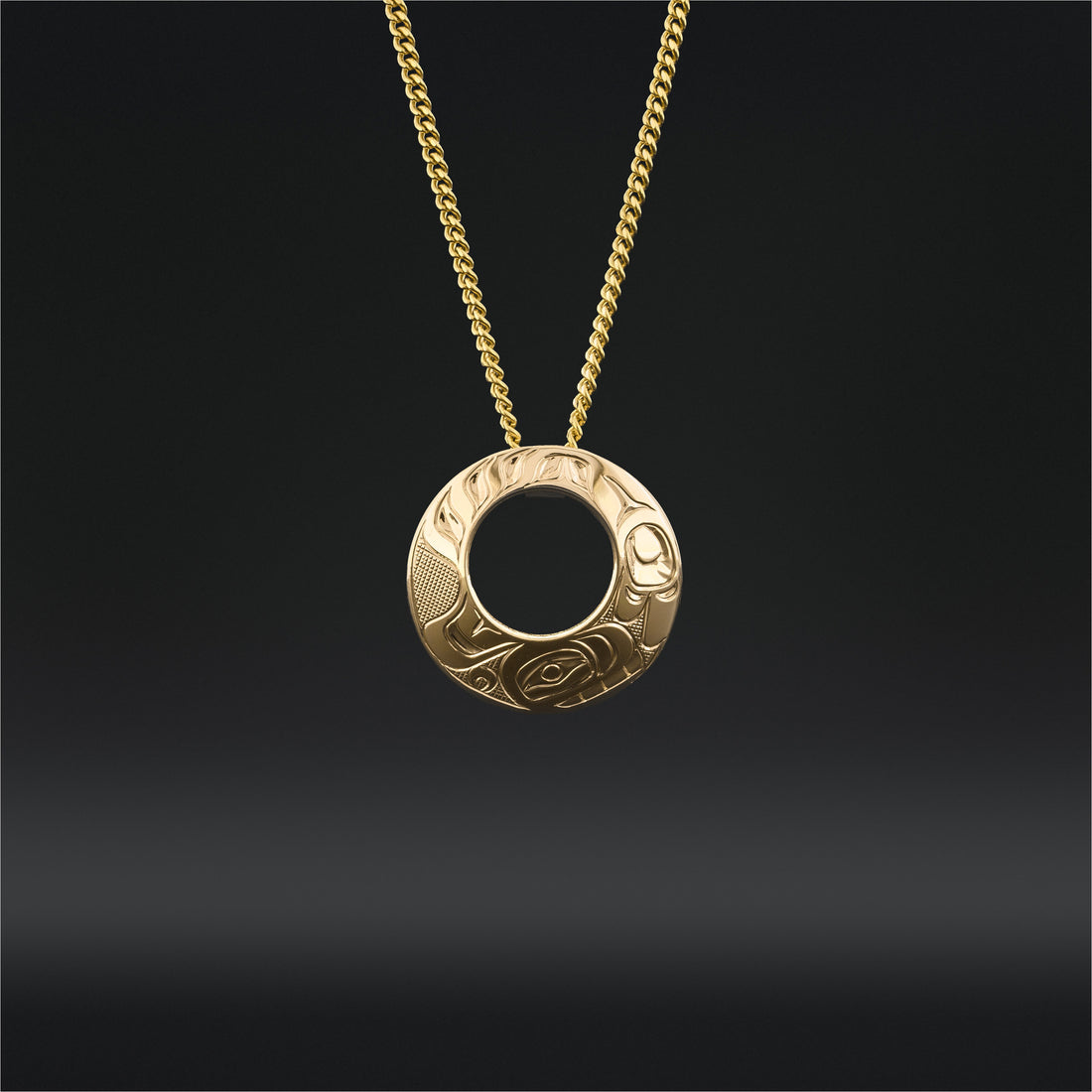 Killerwhale - 14k Gold Pendant