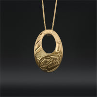 Killerwhale - 14k Gold Pendant
