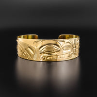 Orca Pod - 14k Gold Bracelet