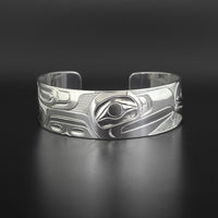 Eagle and Raven - Silver Bracelet
