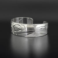 Eagle and Raven - Silver Bracelet