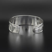 Eagle and Raven - Silver Bracelet