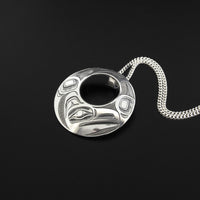 Raven - Silver Pendant