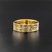 Wolf - 14k Gold Ring