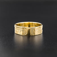 Wolf - 14k Gold Ring