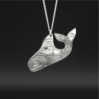 Salmon - Silver Pendant