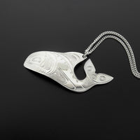 Salmon - Silver Pendant