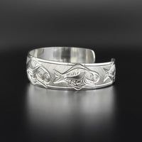 Halibut for the Hell of It - Silver Bracelet